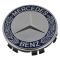 90-14 MB C CL CLA CLS E G ML GL GLK S SL SLK Class Blue Laurel Wreath w/Star Wheel Center Cap (MB)