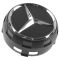 90-15 Mercedes Bz C CL CLA CLS E G ML GL GLK S SL SLK Class Raised Chrme/Matte Black Center Cap (MB)