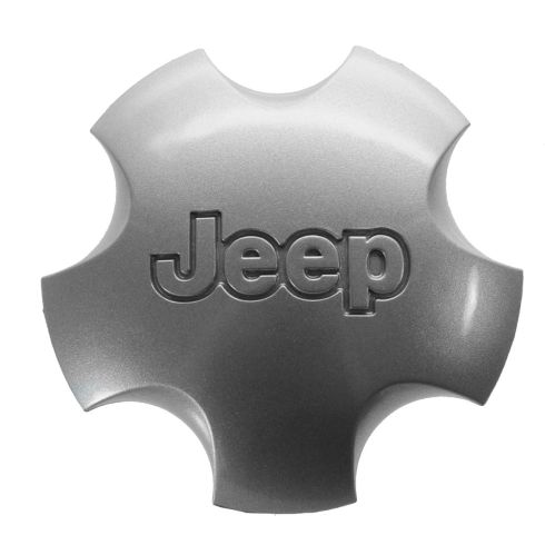 01-04 Jeep Grand Cherokee (w/Wheel Code WFK) Domed 5 Inch Silver Center Cap (Mopar)