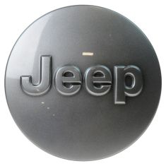 11-15 Jeep Wrangler, Gr Cherokee (w/Whl Code: WFY, WPF, WPJ) Gray ~Jeep~ Logoed Center Cap (Mopar)