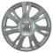 11-14 Mazda 2 (7 Spoke) ~Mazda~ Logoed Silver & Chrome Hubcap Wheel Cover (Mazda)