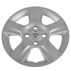 07-09 Nissan Sentra (w/16 Inch Wheel) ~ Nissan~ Logoed 5 Spoke Silver Wheel Cover Hub Cap (Nissan)