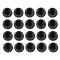 Lug Nut Cap Black (Set of 20)