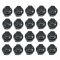 Lug Nut Cap Black (Set of 20)