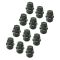 00 Escalade; 99-14Chevy, GMCFS PU,SUV, Astrovan Multifit (M27-2.0 x 22mm) Black Lug NutCap Box of 12