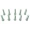 07-09 Chrysler; 94-10 Dodge; 06-09 Mitsu; 10-12 Ram (9/16-18 x 2-5/16 in) Serrated Whl Stud (Box 10)