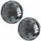 07-10 Chrysler; 03-12 Dodge; 11-12 Ram (w/Alum Chrome Clad Whl) Chrome Center Cap Pair (Dorman)