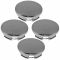 07-10 Chrysler; 03-12 Dodge; 11-12 Ram  (w/Alum Chrome Clad Whl) Chrome Center Cap Set (Dorman)