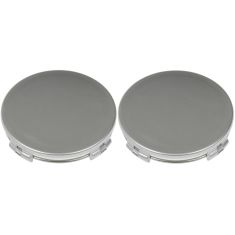 03-14 Mazda Multifit (w/Alloy Wheels) Silver Painted Snap In Center Cap Pair (Dorman)