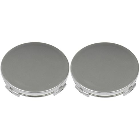 03-14 Mazda Multifit (w/Alloy Wheels) Silver Painted Snap In Center Cap Pair (Dorman)