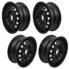 04-06 Hyundai Elantra (15 x 5 1/2 in - 4 Bolt - 115mm Bolt Circle) Steel Wheel (Dorman) Set of 4
