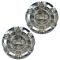 05-08 Ford F150 (w/17 Inch Chrome Steel Wheel) ~Ford~ Logoed Chrome Center Cap Pair  (Ford)