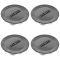 07-10 Lincoln MKX; 09-11 Town Car (w/18 or 20 In Alum Whl) Chrome Center Cap Set of 4 (Ford)