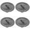 07-10 Lincoln MKX; 09-11 Town Car (w/18 or 20 In Alum Whl) Chrome Center Cap Set of 4 (Ford)