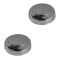 (E150, E250, E350 92-14 Front; 08-16 Rear); 95-98 F250-F350 RWD Frt Whl Chrm Center Cap PAIR (FD)