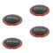 12-14 Fiat 500 500C (exc Abarth) (15 16 In Ally Whl) 500 Lgd Red Line Center Cap Set of 4(Fiat)