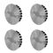 10-15 Chevy Camaro (w/Alum Whl) Silver w/Satin ~Bowtie~ Logoed Wheel Center Cap (Set of 4) (GM)