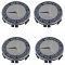 90-14 MB C CL CLA CLS E G ML GL GLK S SL SLK Blue Laurel Wreath w/Star Wheel Center Cap Set of 4(MB)