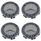 90-14 MB C CL CLA CLS E G ML GL GLK S SL SLK Blue Laurel Wreath w/Star Wheel Center Cap Set of 4(MB)