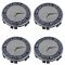 90-14 MB C CL CLA CLS E G ML GL GLK S SL SLK Blue Laurel Wreath w/Star Wheel Center Cap Set of 4(MB)