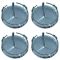 90-14 MB C CL CLA CLS E G ML GL GLK S SL SLK Chrome w/Raised Chrome Star Wheel Center Cap Set /4(MB)