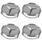 90-14 MB C CL CLA CLS E G ML GL GLK S SL SLK Chrome w/Raised Chrome Star Wheel Center Cap Set /4(MB)