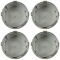 90-15 Mercedes Bz C CL CLA CLS E G ML GL GLK S SL SLK Class Chrme/Black Center Cap Set of 4 (MB)