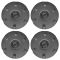 04-08 Chrysler Pacifica (w/17 inch 6 Spoke Painted Wheel) Center Cap w/Logo (Set of 4) (MOPAR)