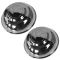 06-15 Chrysler 300; 07-08 Magnum; 06-15 Charger (w/Police Pkg) Chrome Dish Center Cap Pair (Mopar