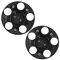 94-01 Chrkee; 91-95, 97-01 Wrangler; 94-96 Gr Cher w/Steel Wheel Center Hub Cap Pair (Mopar)