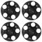 94-01 Chrkee; 91-95, 97-01 Wrangler; 94-96 Gr Cher w/Steel Wheel Center Hub Cap Set (Mopar)