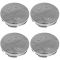 09-15 Dart, Challenger, Charger, Magnum, 300 Chrome ~Mopar~ Logoed (63mm OD) Ctr Cap (Set of 4) (MP)