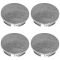 09-15 Dart, Challenger, Charger, Magnum, 300 Chrome ~Mopar~ Logoed (63mm OD) Ctr Cap (Set of 4) (MP)