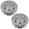 08-10 Chllngr; 05-10 Chrgr; 05-08 Mgnm; 07-11 Nitro Chrorme ~Ram~ Logo Center Cap Pair (MOPAR)