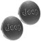 11-15 Jeep Wrangler, Gr Cherokee (w/Whl Code: WFY, WPF, WPJ) Gray ~Jeep~ Logoed Center Cap Pair(Mp)