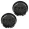 11-15 Jeep Wrangler, Gr Cherokee (w/Whl Code: WFY, WPF, WPJ) Gray ~Jeep~ Logoed Center Cap Pair(Mp)