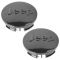 07-15 Compass, Patriot; 11-15 Gr Cher, Wrangler (17-20 In Whl) Black Jeep Logoed Center Cap Pair(MP)