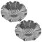 07-10 Chrysler 300 (w/18 x 7 1/2, 9 Spoke Chrome Wheel) ~Chrysler~ Loged Center Cap Pair (Mopar)