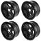 06-15 Charger, 300; 07-08 Magnum; 08-14 Challenger (18 X 7.5 In) Blk Police Stl Wheel (Set of 4)(MP)