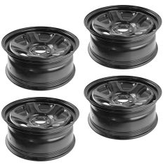 06-15 Charger, 300; 07-08 Magnum; 08-14 Challenger (18 X 7.5 In) Blk Police Stl Wheel (Set of 4)(MP)