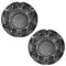 11-16 Ram 3500 w/DRW ~LONGHORN EDITION~ Logoed w/Steel Rear Wheel Chrome Center Cap PAIR (Mopar)