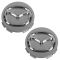 04-15 Mazda 3, 5, 6, CX-7, CX-9, RX-8, MPV, MIATA (w/16, 17, 18 Whl) Mazda Logod Cntr Cap Pair (MZ)