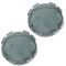 04-15 Mazda 3, 5, 6, CX-7, CX-9, RX-8, MPV, MIATA (w/16, 17, 18 Whl) Mazda Logod Cntr Cap Pair (MZ)