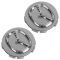 04-15 Mazda 3, 5, 6, CX-7, CX-9, RX-8, MPV, MIATA (w/16, 17, 18 Whl) Mazda Logod Cntr Cap Pair (MZ)