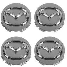 04-15 Mazda 3, 5, 6, CX7, CX9, RX8, MPV, MIATA (w/16, 17, 18 Whl) Mzda Logod Cntr Cap Set of 4(MZ)