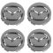 04-15 Mazda 3, 5, 6, CX7, CX9, RX8, MPV, MIATA (w/16, 17, 18 Whl) Mzda Logod Cntr Cap Set of 4(MZ)