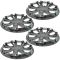 11-14 Mazda 2 (7 Spoke) ~Mazda~ Logoed Silver & Chrome Hubcap Wheel Cover Set of 4(Mazda)