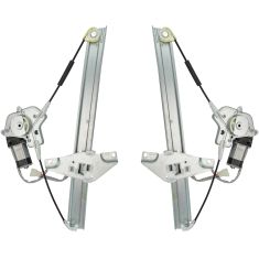 92-96 Camry 4dr Pwr Window Regulator Pair Front HQ
