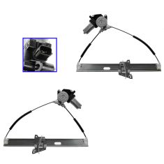 08-12 Ford Escape, Hybrid; 08-11 Mariner, Hybrid Front Door Power Window Regulator w/Motor PAIR