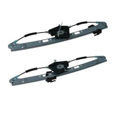 04-10 BMW X3 Rear Door Power Window Regulator w/o Motor Rear Pair (HQ)